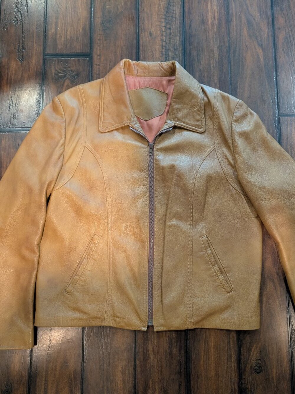 Leathercraft Process of America Vintage Men's Leather Jacket Men's Large